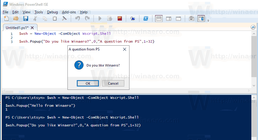 Pitanje iz programa PowerShell Windows 10