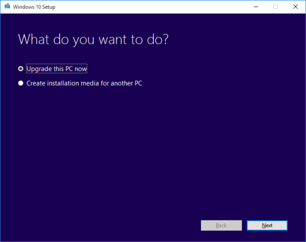 Εργαλείο δημιουργίας μέσων Windows 10