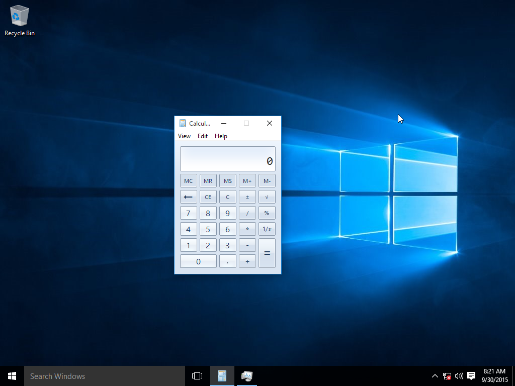 Windows 10 LTSB 계산기
