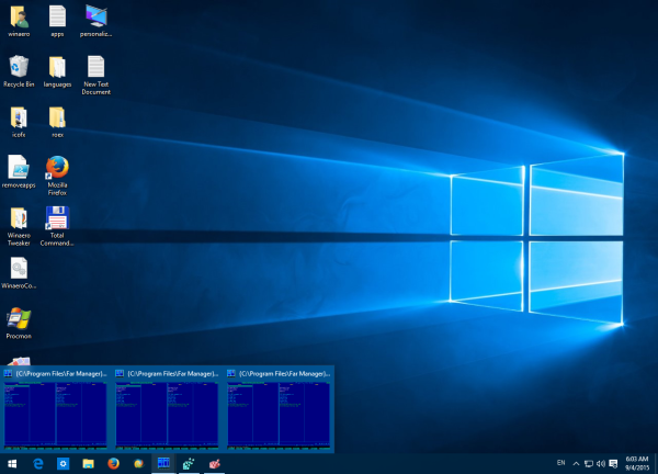 aperçu multi-fenêtres Windows 10