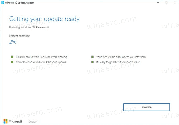 Windows 10 -päivitysavustaja