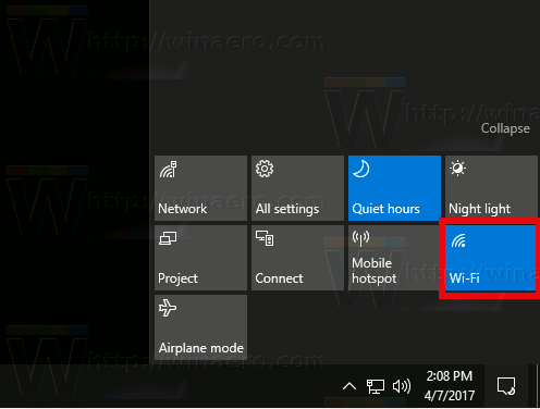 Windows 10 désactive le Wifi