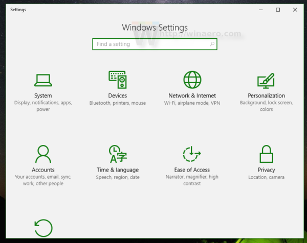 Windows 10 Anniversarty Update Personalization