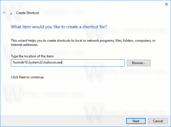 Ustvarite bližnjico uporabniškega stikala v operacijskem sistemu Windows 10