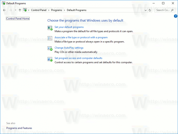 Windows 10 Réinitialiser les applications par défaut