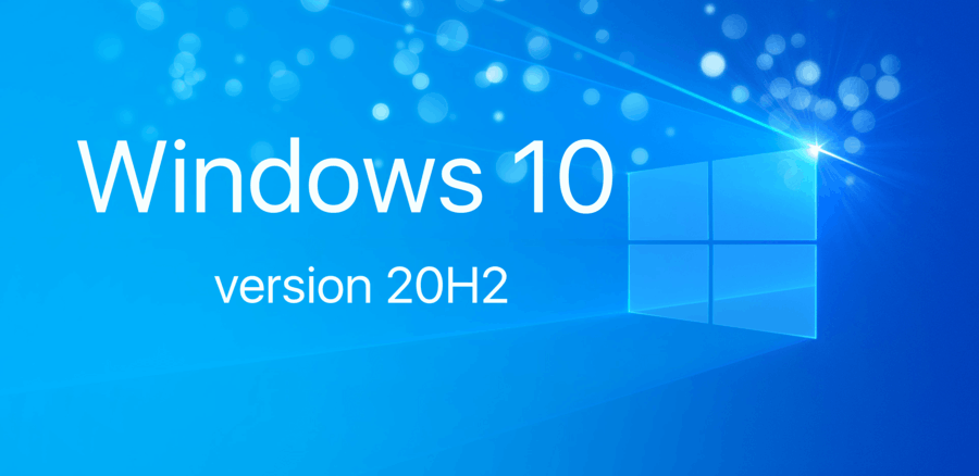 מודעת באנר של Windows 10 20H2