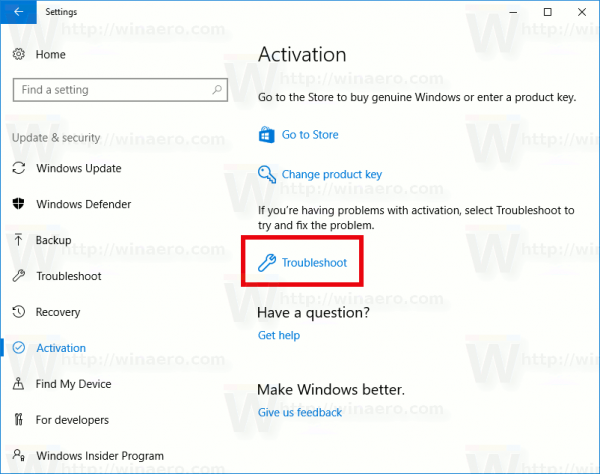 Risoluzione dei problemi di attivazione di Windows 10