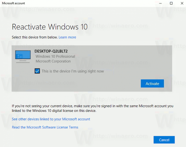 Ponownie aktywuj interfejs użytkownika systemu Windows 10