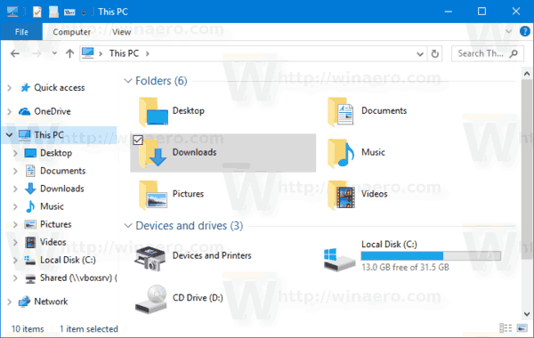 Urządzenia i drukarki na tym komputerze z systemem Windows 10