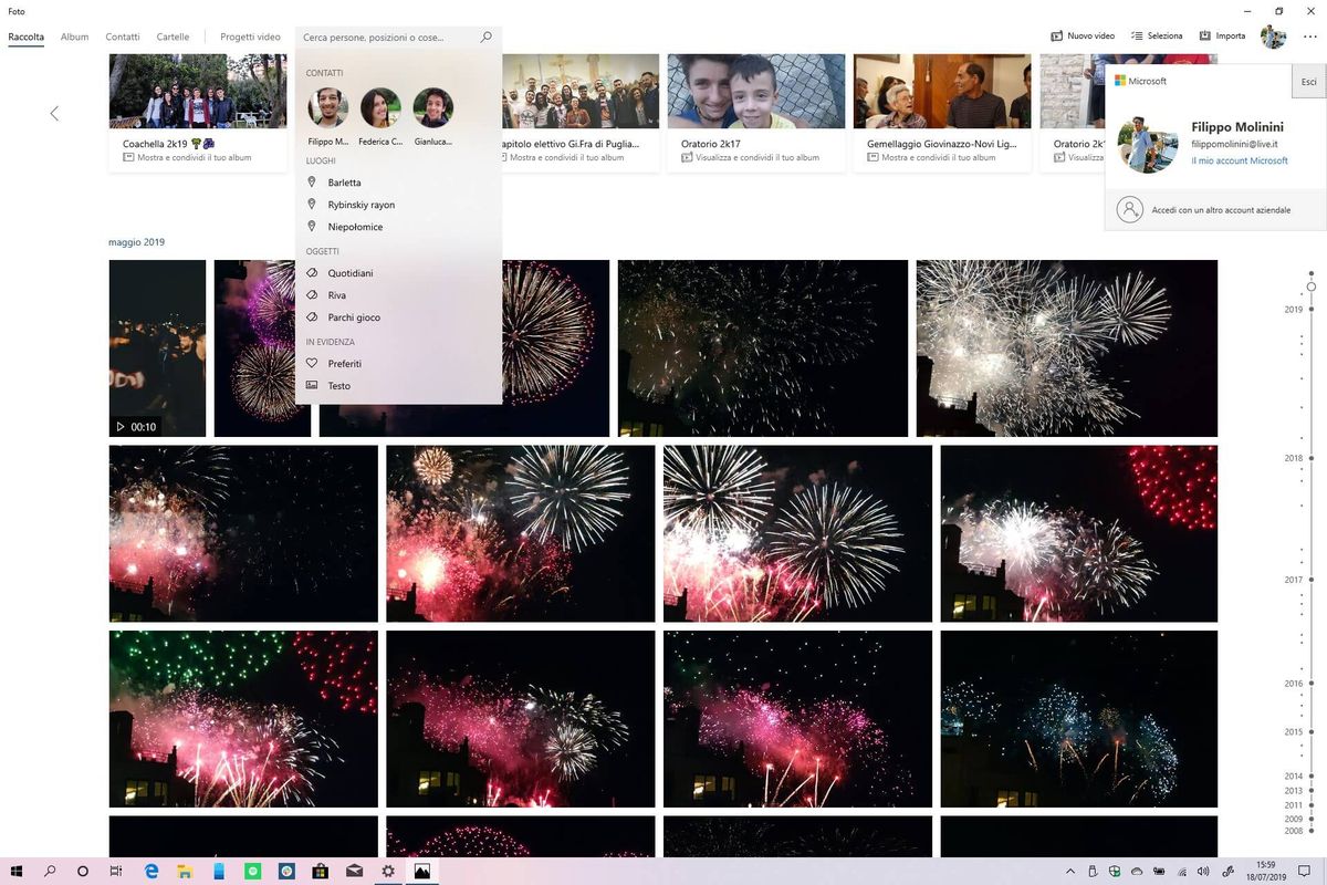 Microsoft Photos på Windows 10 Ny layout