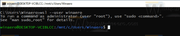 Windows 10 WSL Finn grupper for brukere
