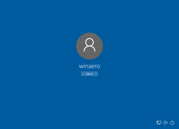 Obraz ekranu logowania Winaero Tweaker