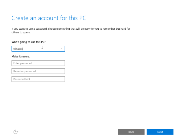 Windows 10 lokalt konto