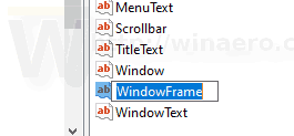 Windows 10 Window Frame Color Standard 1