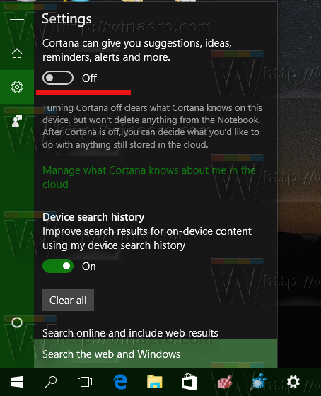El Windows 10 build 10586 desactiva Cortana