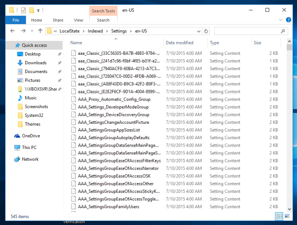 Configuració de Windows 10 Godmode ofl