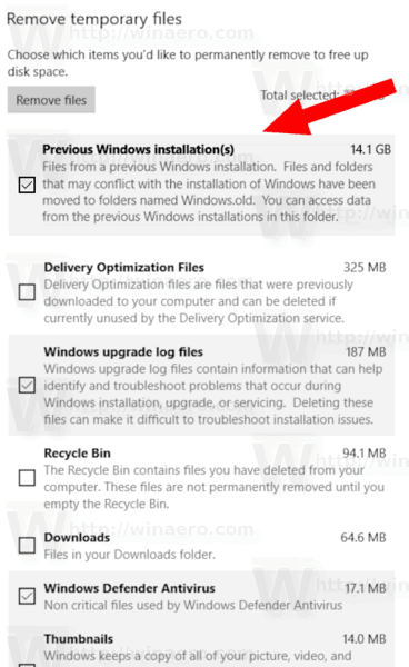 Windows 10 czyści pliki systemowe