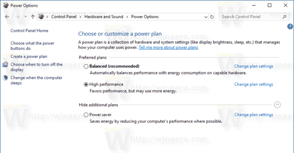 Windows 10 Đổi tên gói điện