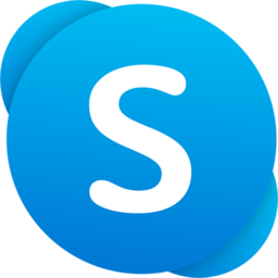 Logo Skype Icon Veľké 256 2020 Malé