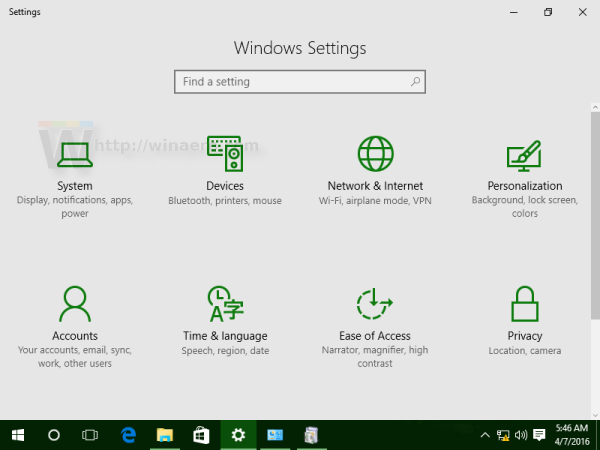 Windows 10 Windows ενημερώνουν το σύνδεσμο ενεργών ωρών