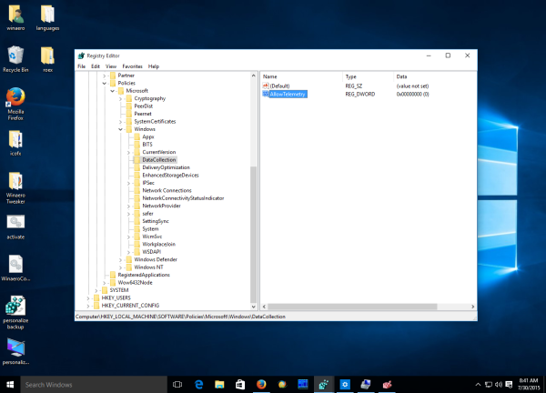 „Windows 10“ kompiuterio valdymo kontekstinis meniu