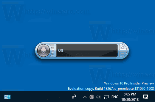 Windows 10 Speech Recognition -sovellus