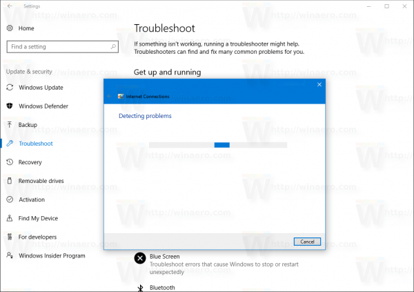 Ohjattu Windows 10 -vianmääritystoiminto