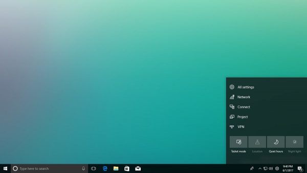 Windows 10 16212 serva juhtimiskeskus