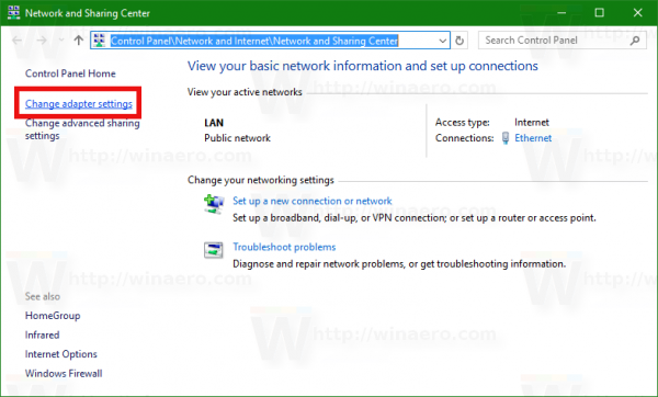 Configurazione IP Cmd di Windows 10
