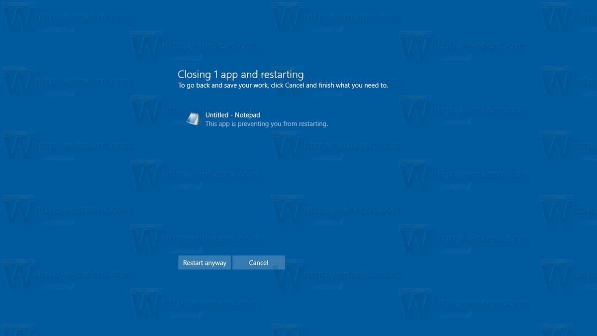 Windows 10 AutoEndTasks أغلق موجه التطبيقات 2