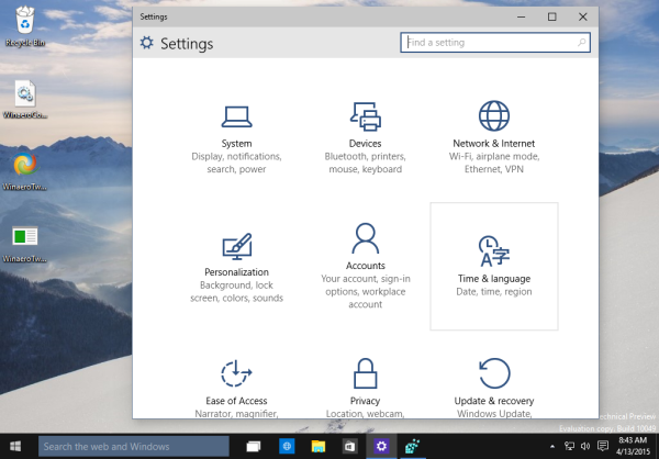 Tema ng Light System ng Windows 10