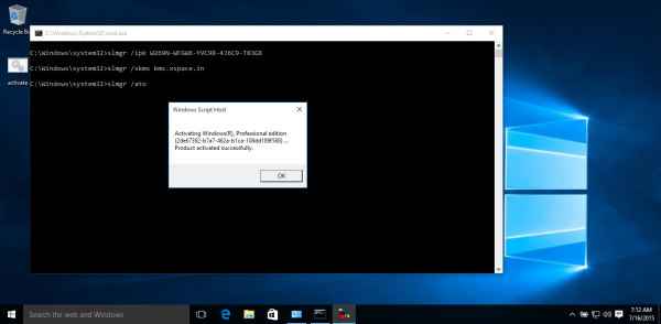 Windows 10 20240 aktivasyonu