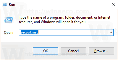 Windows 10 Secpol 로컬 로그온 거부 7