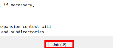 Poznámkový blok Winaero Tweaker Unix Line Endings
