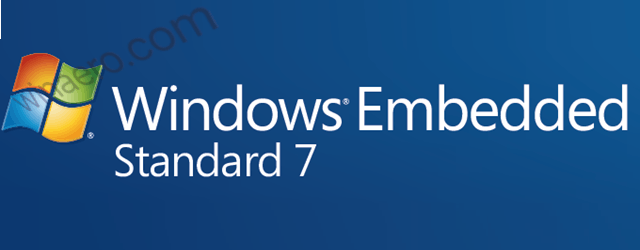 Sepanduk Logo Piawai Tertanam Windows 7