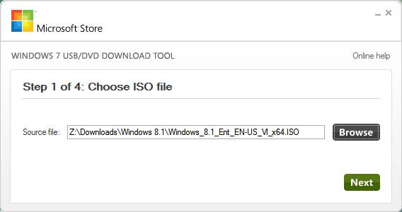 Windows USB ISO Download-værktøj