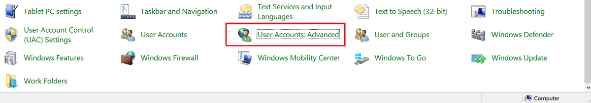 Mga Advanced na Account ng User