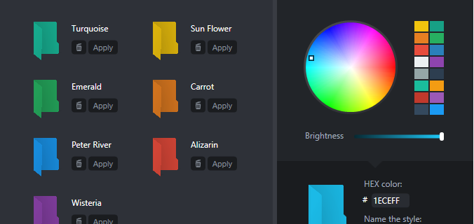 Kansion värien mukauttaminen Windows 10: ssä