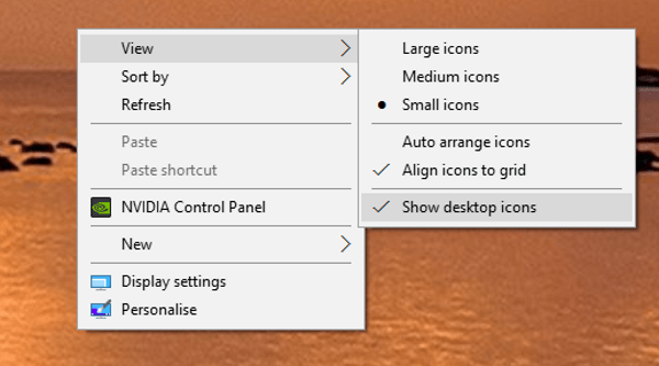 Jak přidat ikony na ploše Windows 10-2