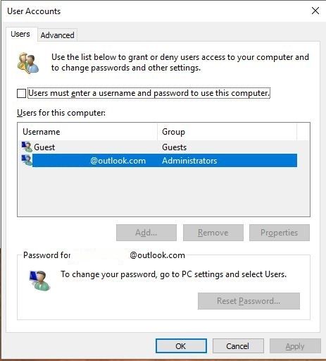 Sådan stopper du adgangskodeanmodninger i Windows 10-2