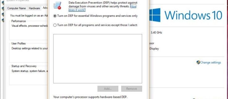 Windows 10 コマンド ラインで DEP を無効にする方法