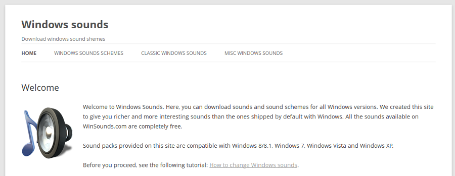 zvuky systému Windows