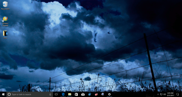 Motyw Windows 10 Dark Skies 2