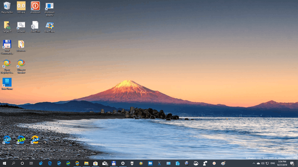 Windows 10 일본 풍경 01