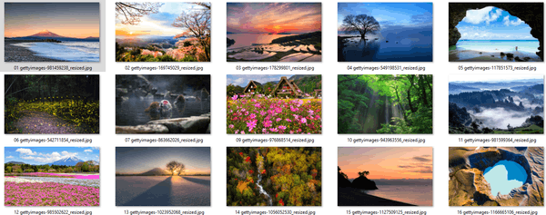 „Windows 10“ japoniškų peizažų fono paveikslėliai