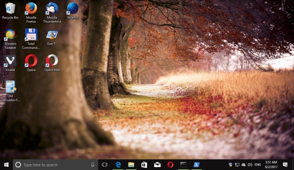 Тематичен пакет за гори за Windows 10 6