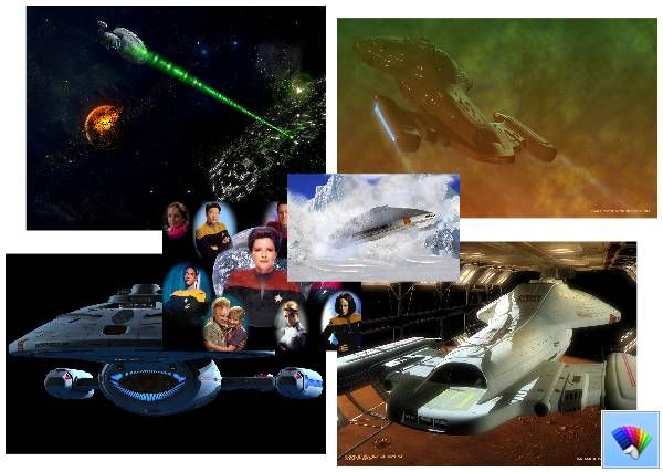 Star Trek Voyager-tema for Windows 8