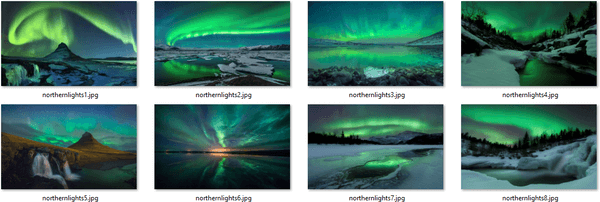 Aurora Borealis háttérképek 01