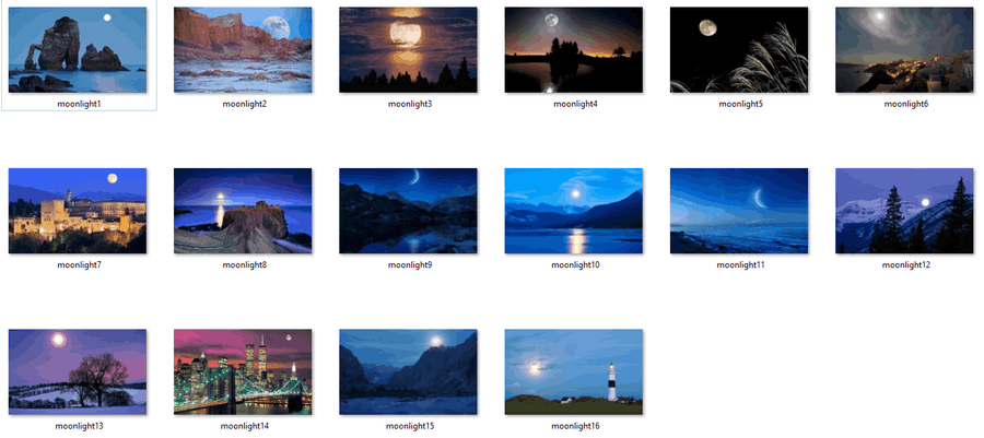 Moonlight Themepack bakgrunnsbilder