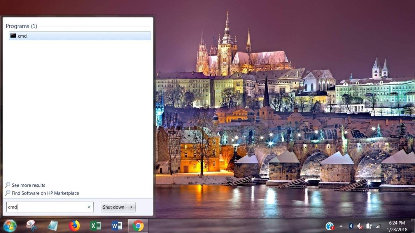Kommandoprompt Windows 7